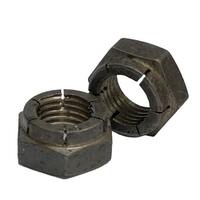 7/16"-20 Flex Type Cone Lock Nut, Light Hex, Thin Height, Carbon Steel, Plain
